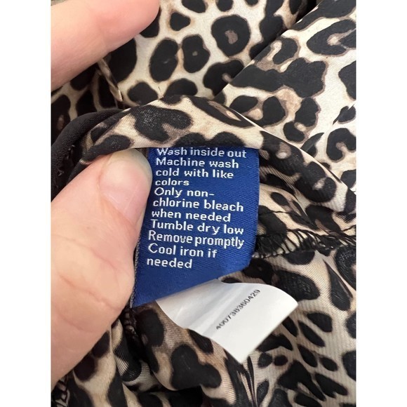 Apt 9 leopard print‎ bodysuit size L - Picture 6 of 6